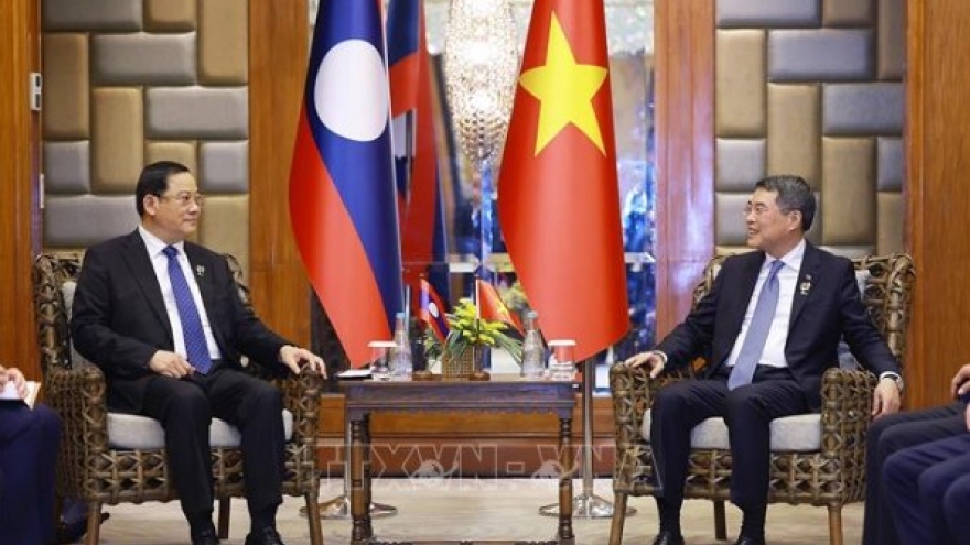 Lao, Vietnamese PMs discuss strengthening bilateral ties
