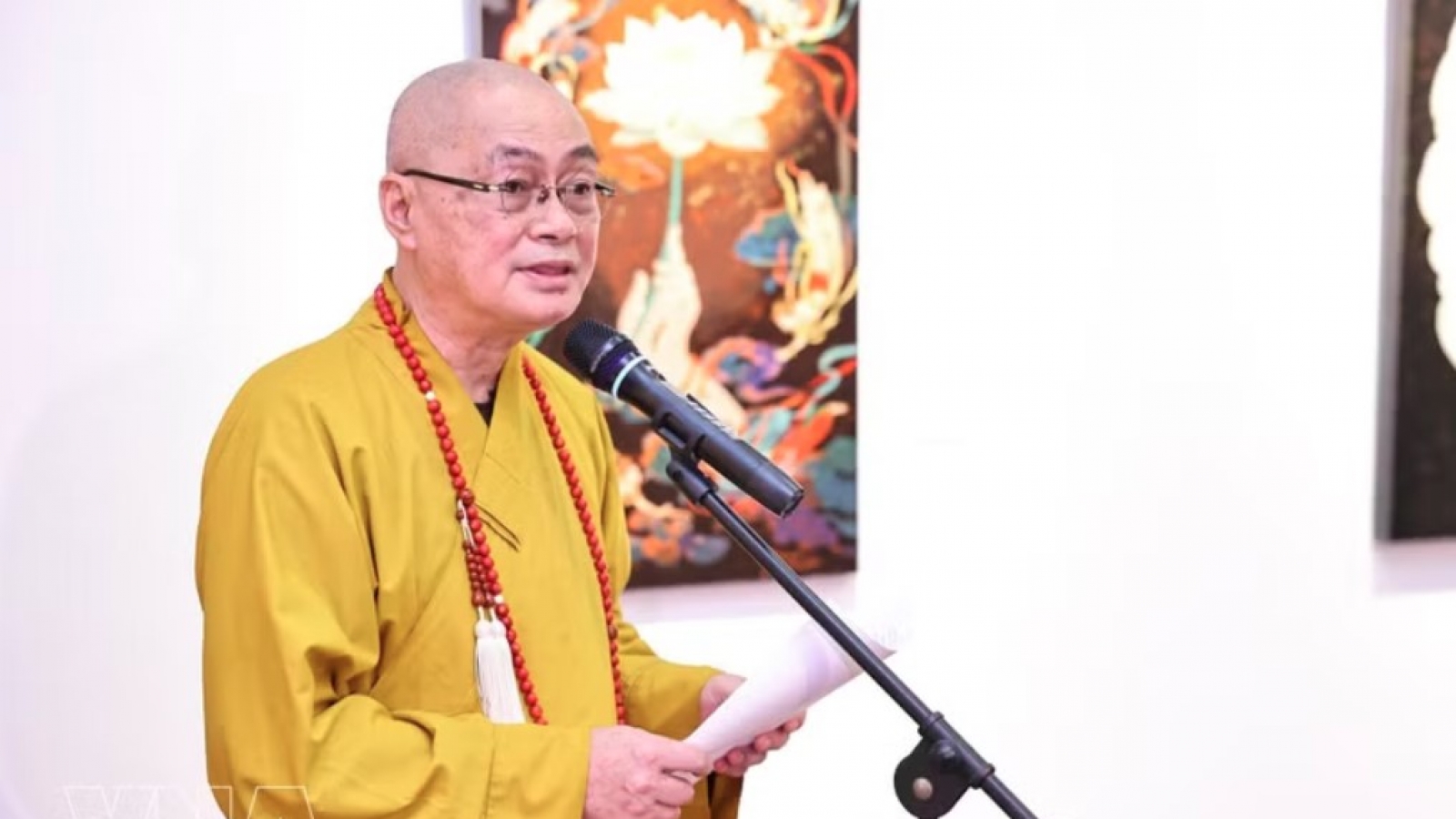 Art exhibition connects beauty with Buddhist compassion, wisdom
