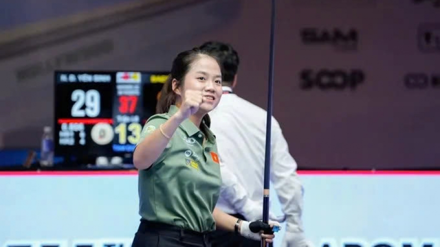 Vietnamese cueist makes history at 2026 Asian Carom Billiards Championship