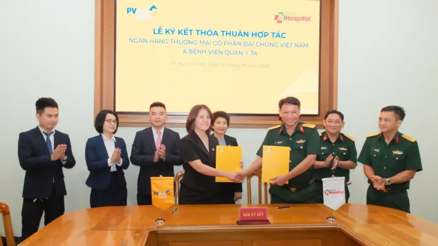 PVcomBank hợp tác với Bệnh viện Quân y 7A, thúc đẩy chuyển đổi số trong y tế