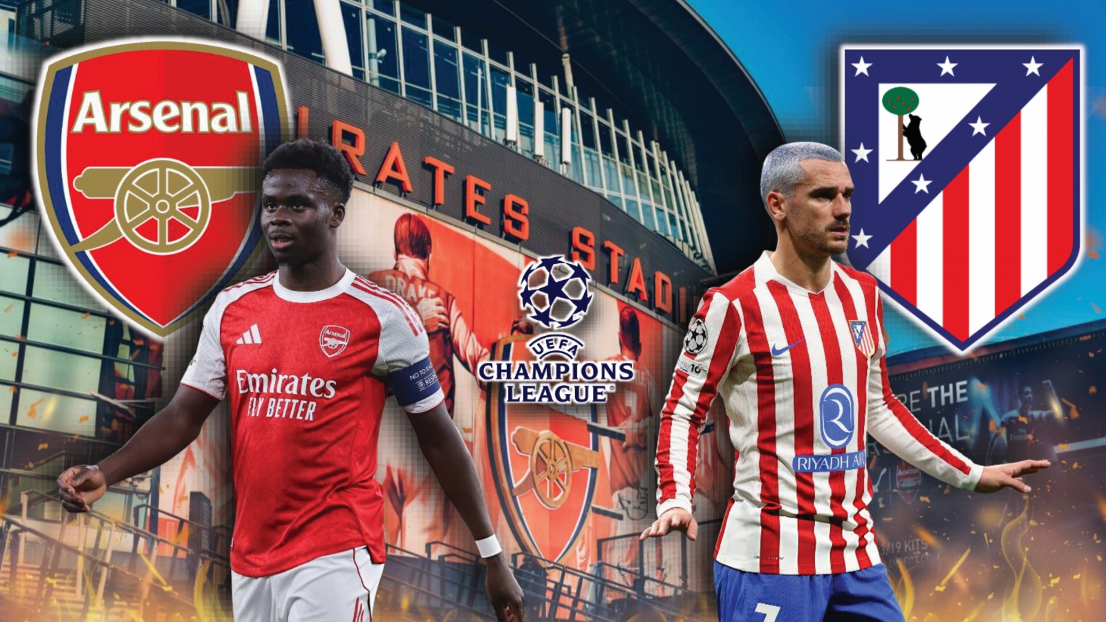 Dự đoán kết quả và đội hình ra sân trận Arsenal vs Atletico bán kết Cúp C1 châu Âu