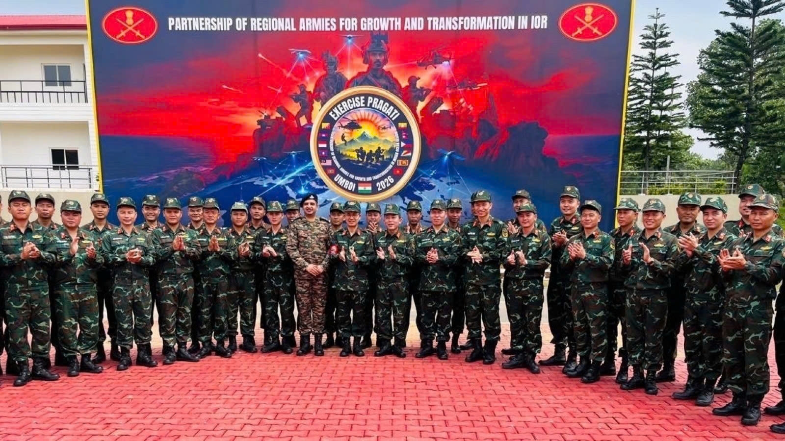 43 Vietnamese military personnel join PRAGATI-I in India