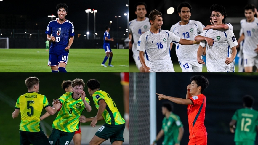 Xác định 2 cặp đấu bán kết U17 châu Á 2026