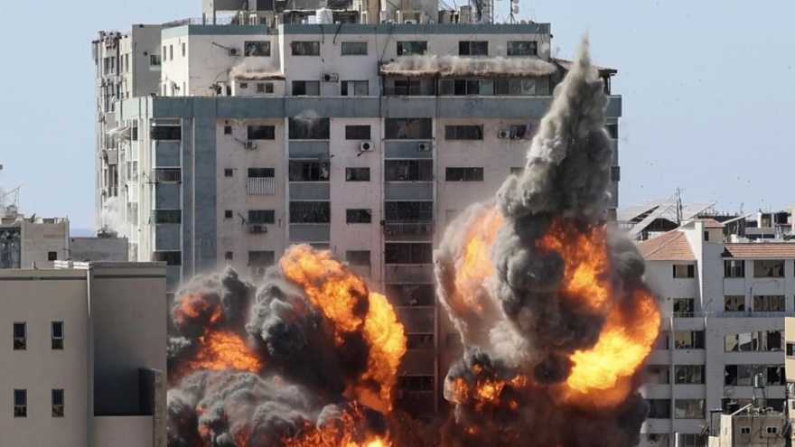 Các cuộc không kích của Israel khiến 4 người thiệt mạng ở Gaza