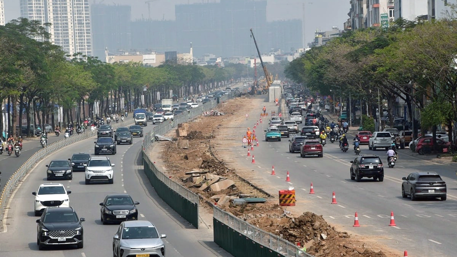 Siết chặt quản lý vệ sinh môi trường khi thi công các dự án tại Hà Nội