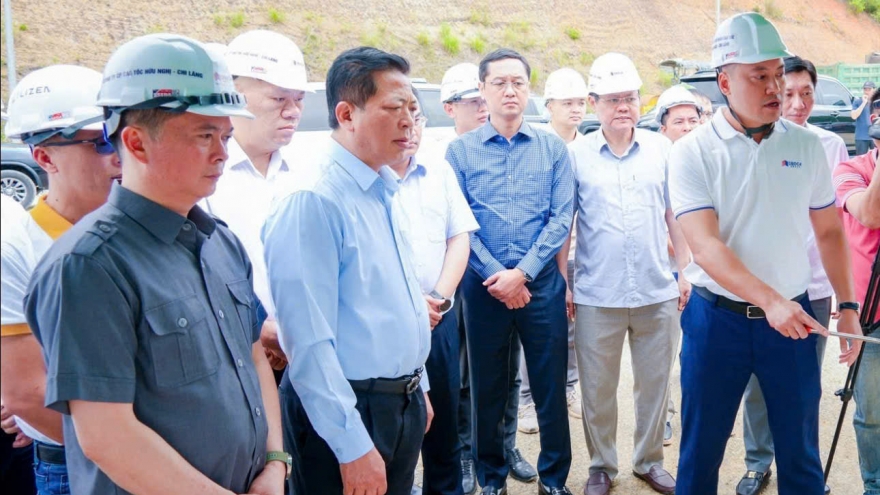 Bộ trưởng Trần Hồng Minh kiểm tra 2 dự án cao tốc nghìn tỷ tại Lạng Sơn, Cao Bằng