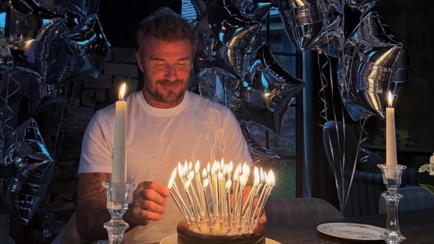 David Beckham đón sinh nhật ấm áp, gửi lời yêu thương tới gia đình trên Instagram