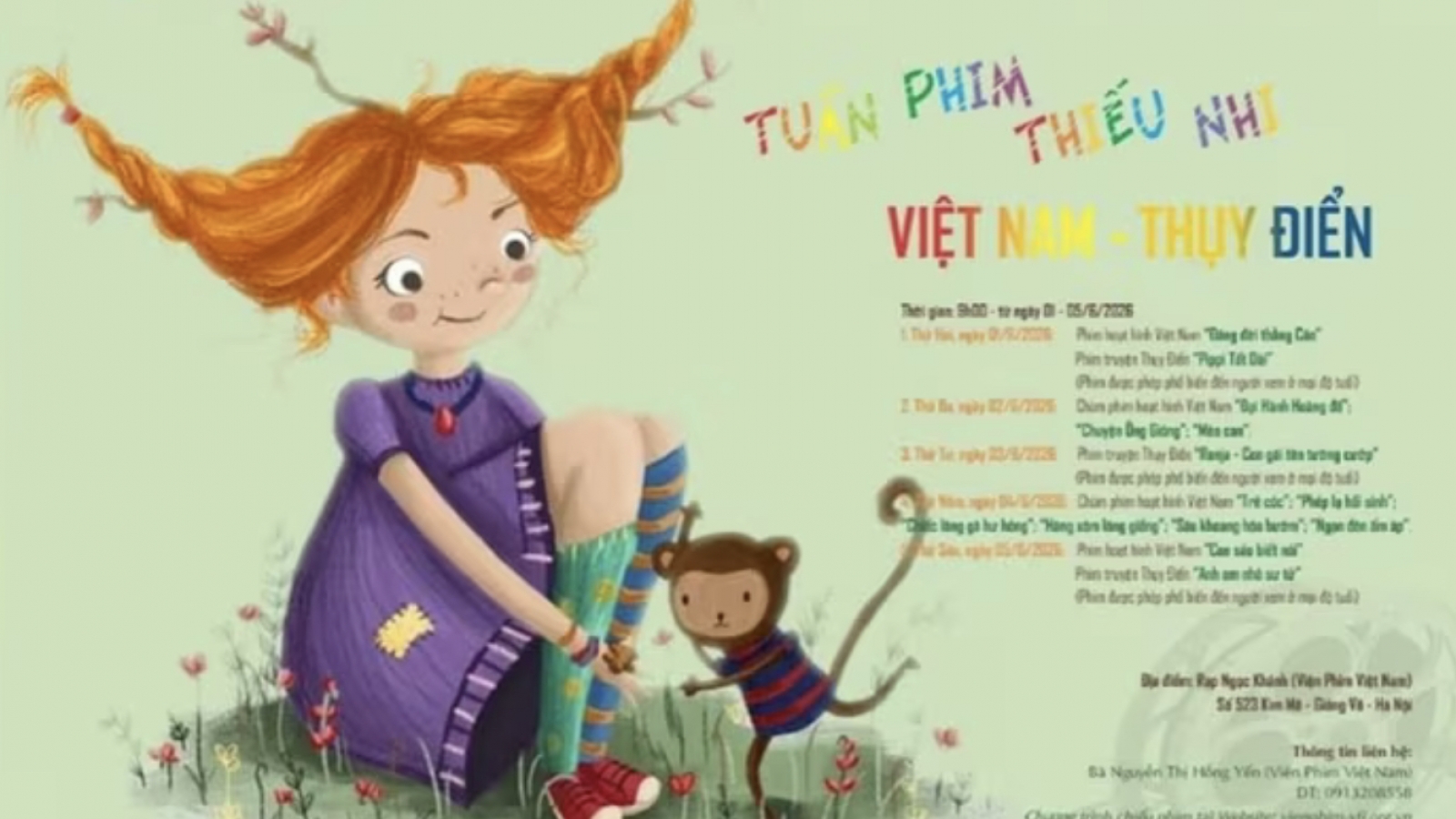 Free screenings to be held at Vietnam–Sweden Children’s Film Week