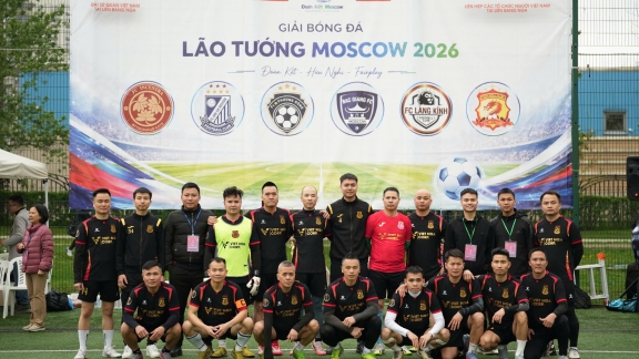 Giải bóng đá lão tướng Moscow 2026 hứa hẹn những trận cầu đẹp mắt