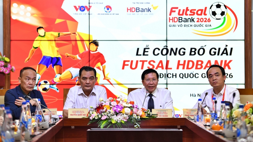 Giải Futsal HDBank VĐQG 2026: Mỗi câu lạc bộ được dùng 1 ngoại binh