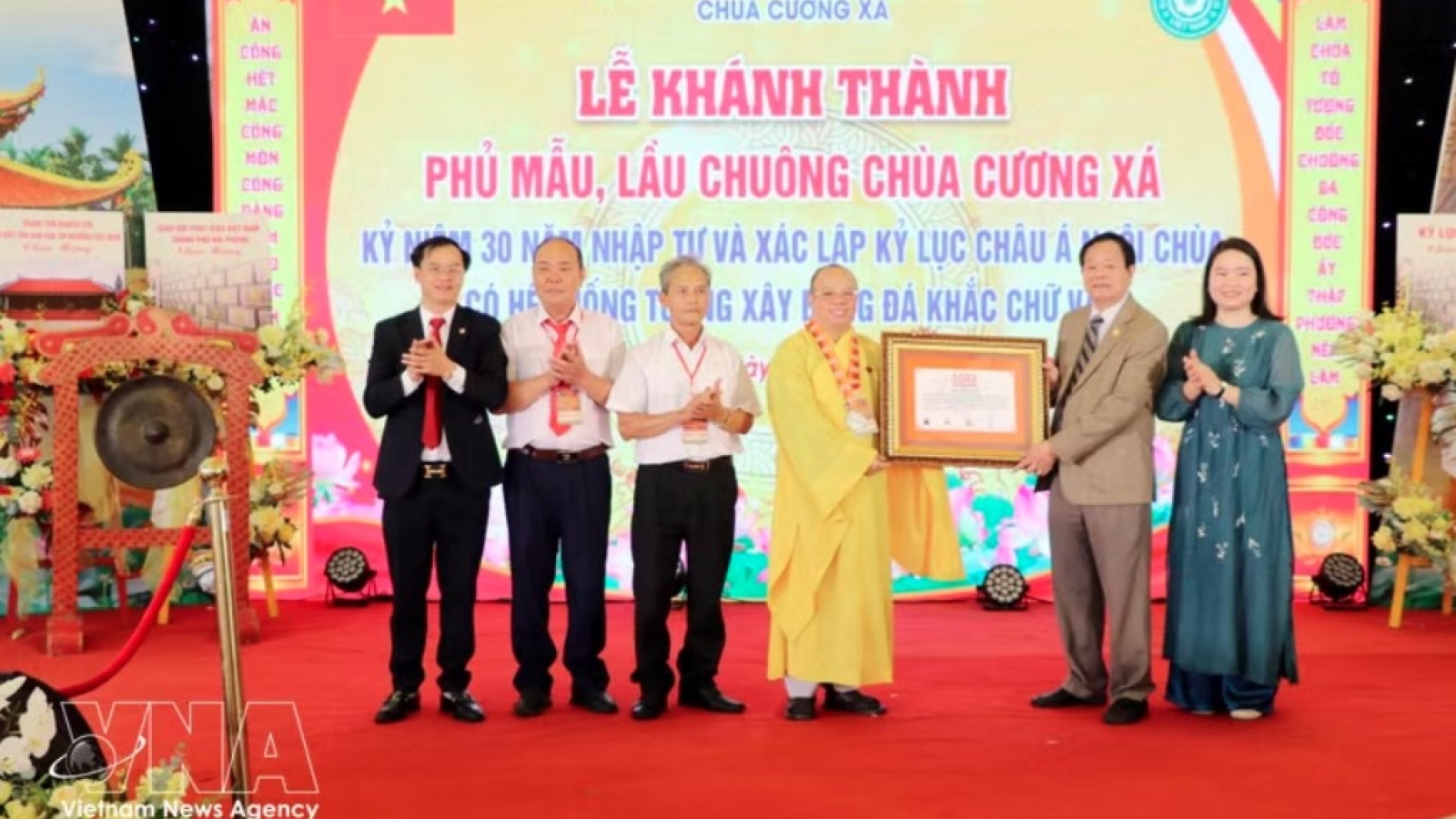 Hai Phong temple recognised for Asia-record stone walls