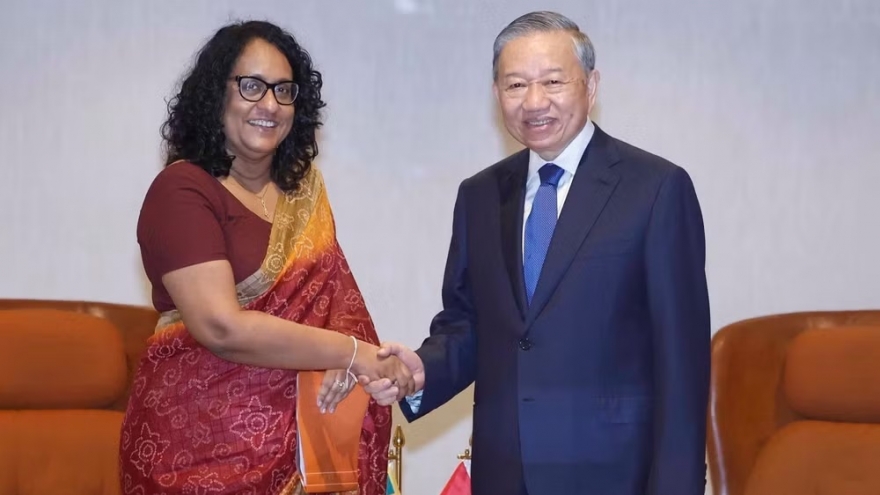 Tổng Bí thư, Chủ tịch nước Tô Lâm hội kiến Thủ tướng Sri Lanka
