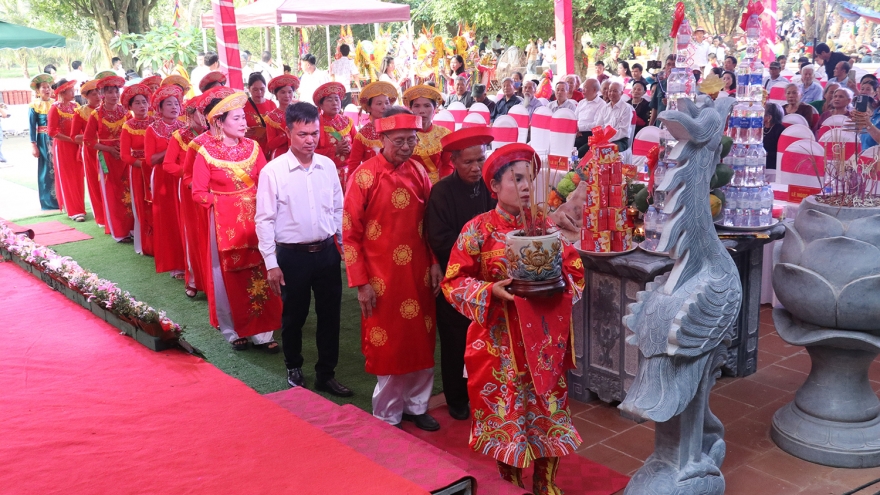 Lễ hội Phủ Suối (Thanh Hoá) trang nghiêm, lan tỏa giá trị văn hóa truyền thống