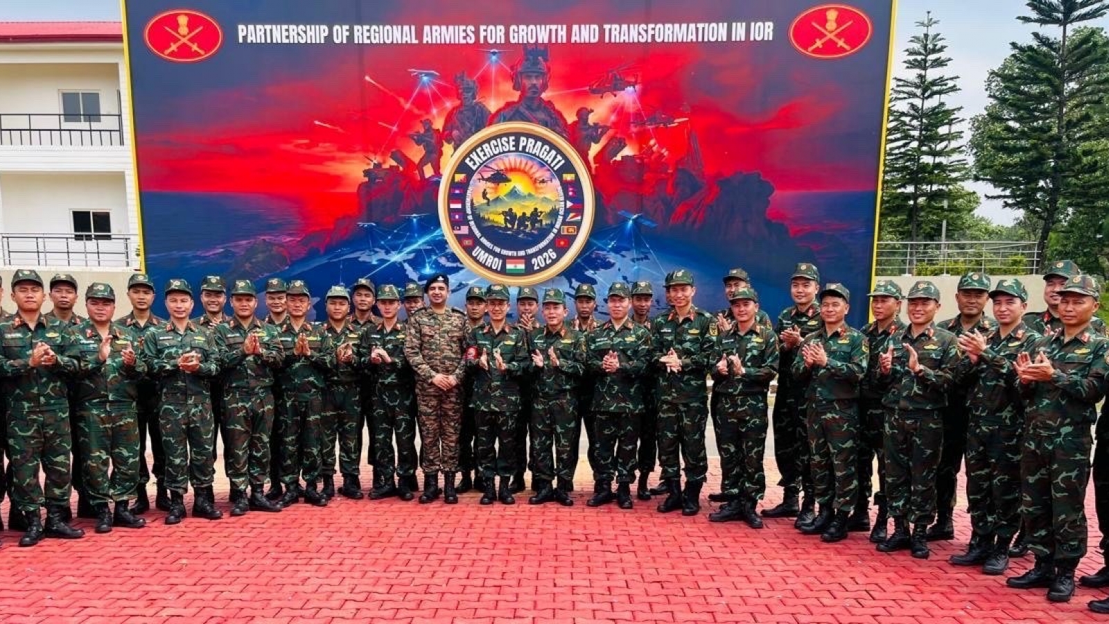 43 quân nhân Việt Nam tham gia Diễn tập đa phương PRAGATI-I tại Ấn Độ