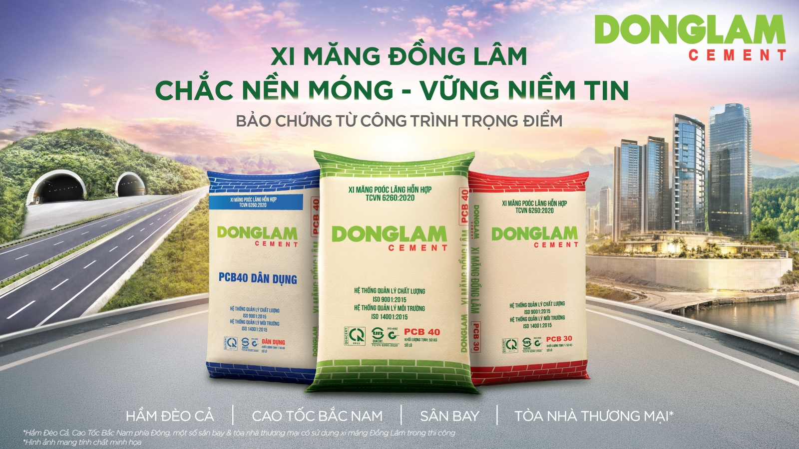 Xi măng Đồng Lâm được tin chọn xây nhiều công trình trọng điểm miền Trung