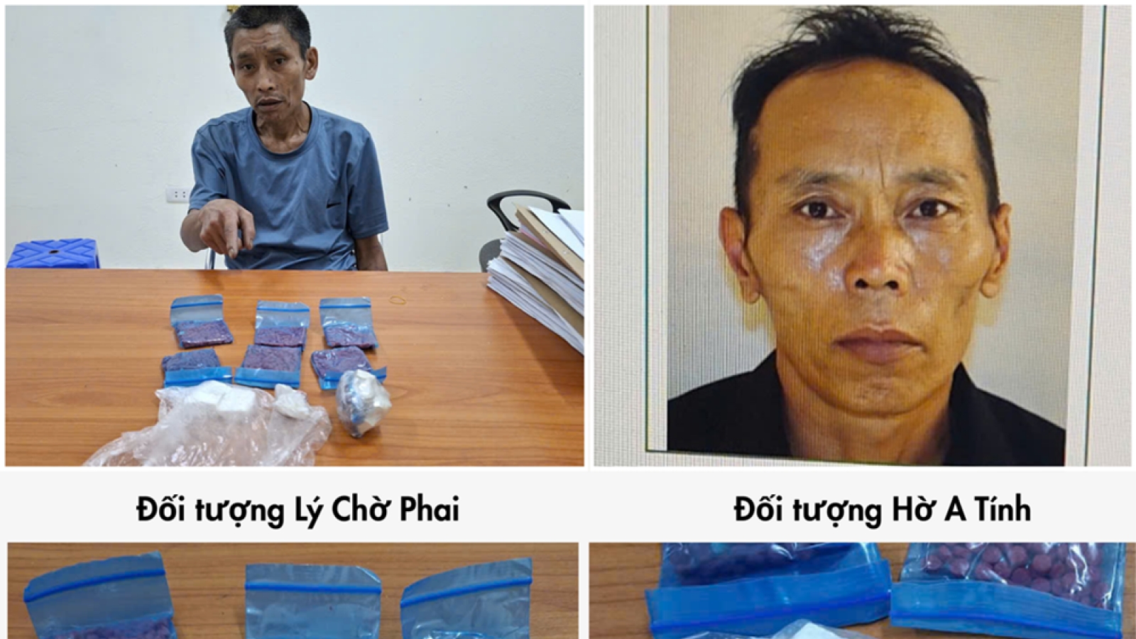 Liên tiếp bắt giữ các đối tượng liên quan đến ma túy ở Điện Biên