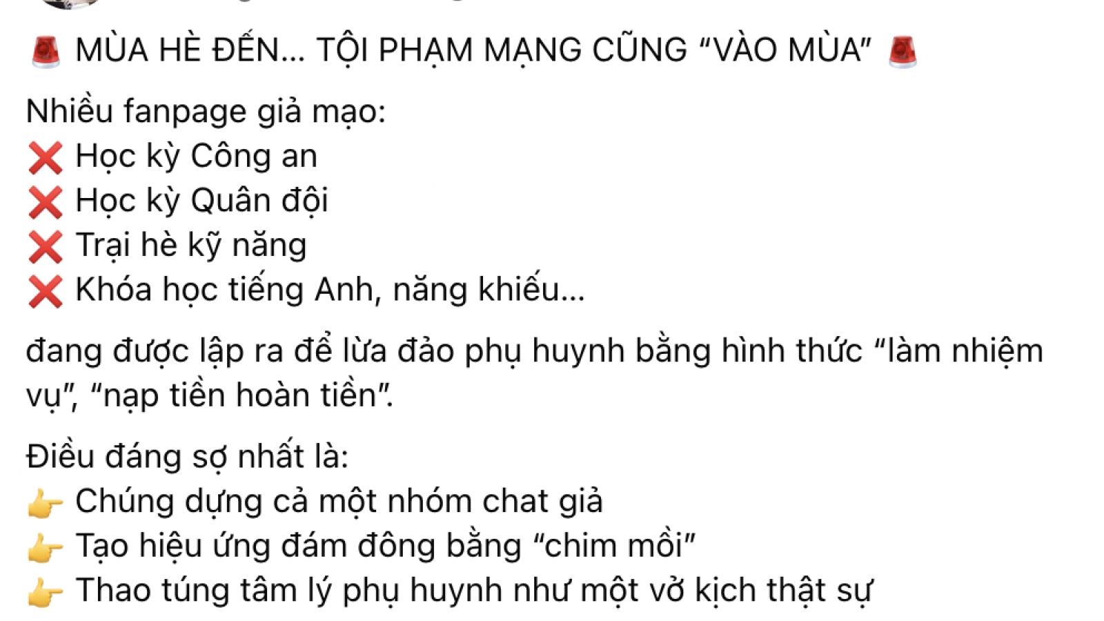 Dẫn dụ phụ huynh tham gia các “nhiệm vụ nhận thưởng” và chiếm đoạt tài sản