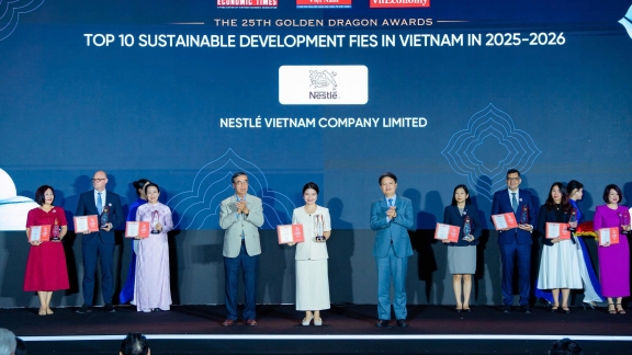 Nestlé Việt Nam được vinh danh tại giải thưởng Rồng Vàng lần thứ 25