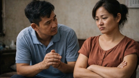 Sau một năm dứt áo ra đi theo bồ, chồng quay về quỳ gối xin vợ tha thứ vì điều này