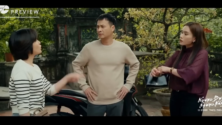 “Ngược đường ngược nắng” tập 21: Em ông Phúc nói bà Diện là hèn nếu trốn không gặp