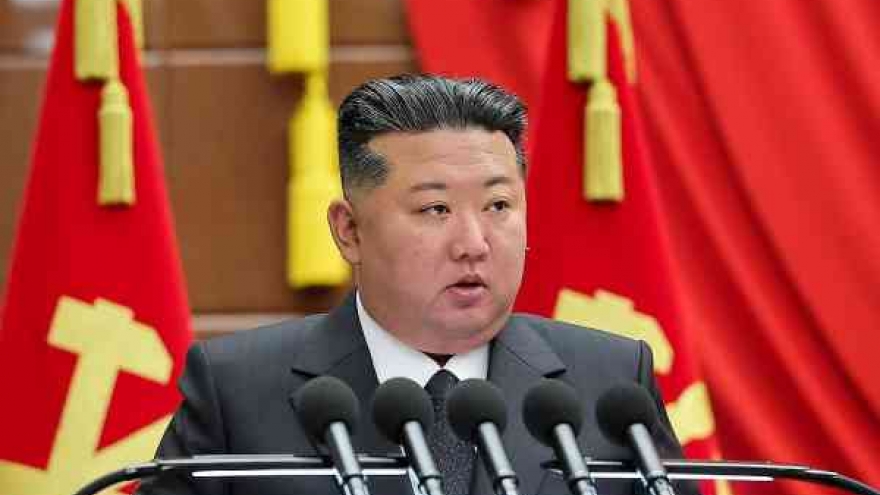 Hiến pháp Triều Tiên quy định nhà lãnh đạo Kim Jong Un nắm quyền chỉ huy hạt nhân