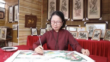 Couple saves 500-year-old Dong Ho painting art from extinction