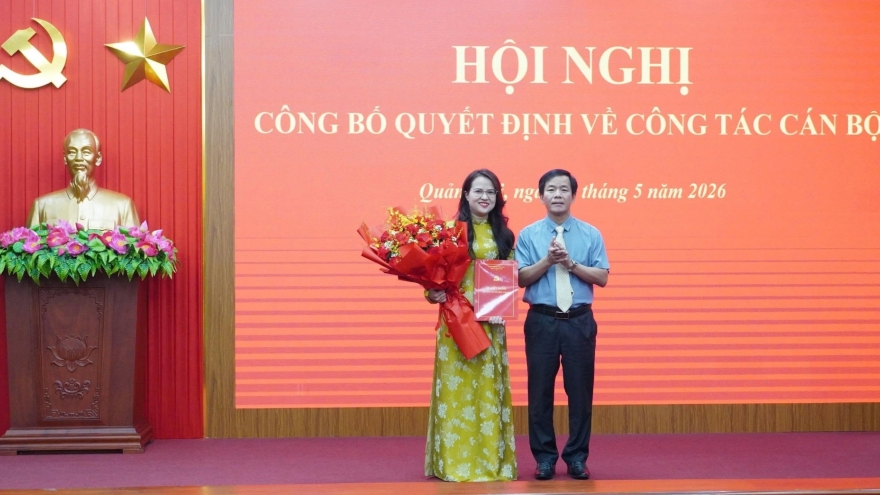 Quảng Trị công bố các quyết định về công tác cán bộ