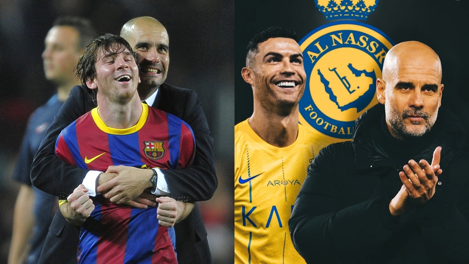Pep Guardiola làm nên điều chưa từng có trong lịch sử với Messi và Ronaldo?
