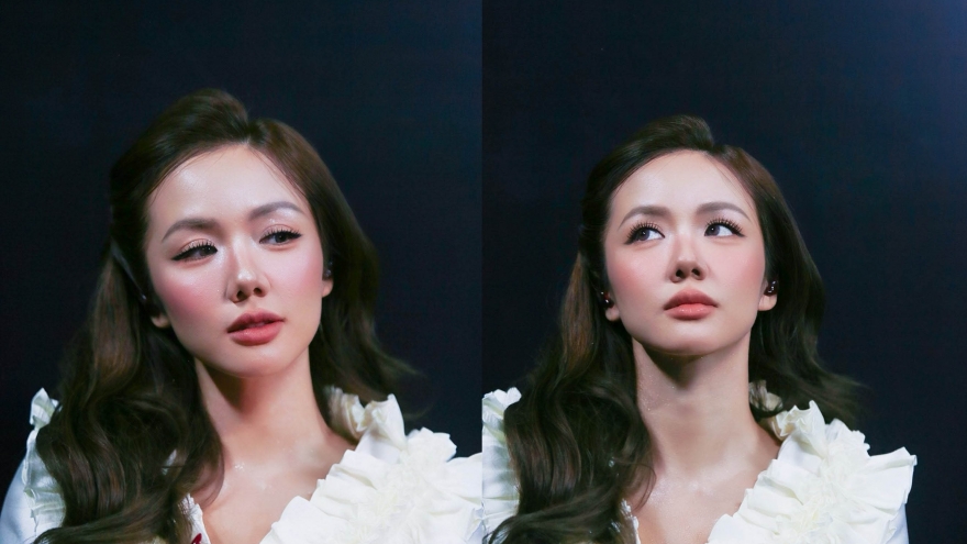 Phương Ly trở lại với phong cách ngọt ngào sau thời gian chuộng da nâu cá tính