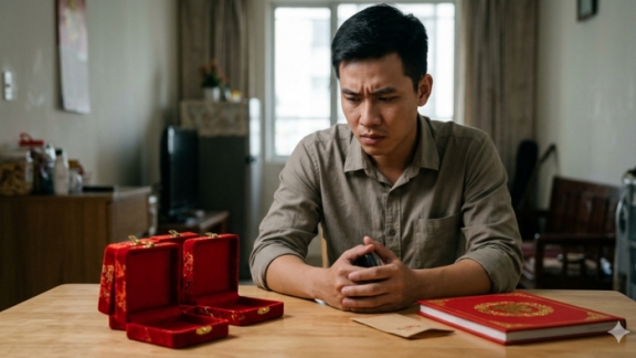Toàn bộ vàng cưới và tiền mừng, vợ tôi lén lút đem cho anh trai vay