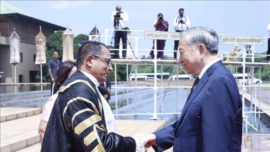 Tổng Bí thư, Chủ tịch nước Tô Lâm hội kiến Chủ tịch Quốc hội Sri Lanka