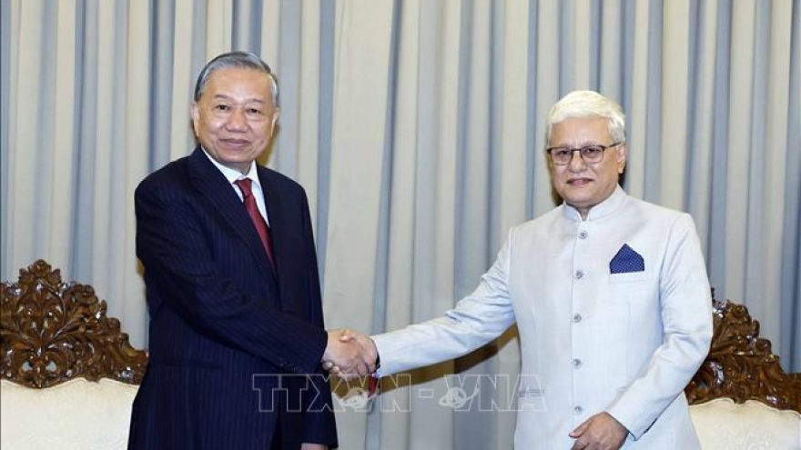 Tổng Bí thư, Chủ tịch nước Tô Lâm tiếp Thống đốc bang Maharashtra của Ấn Độ