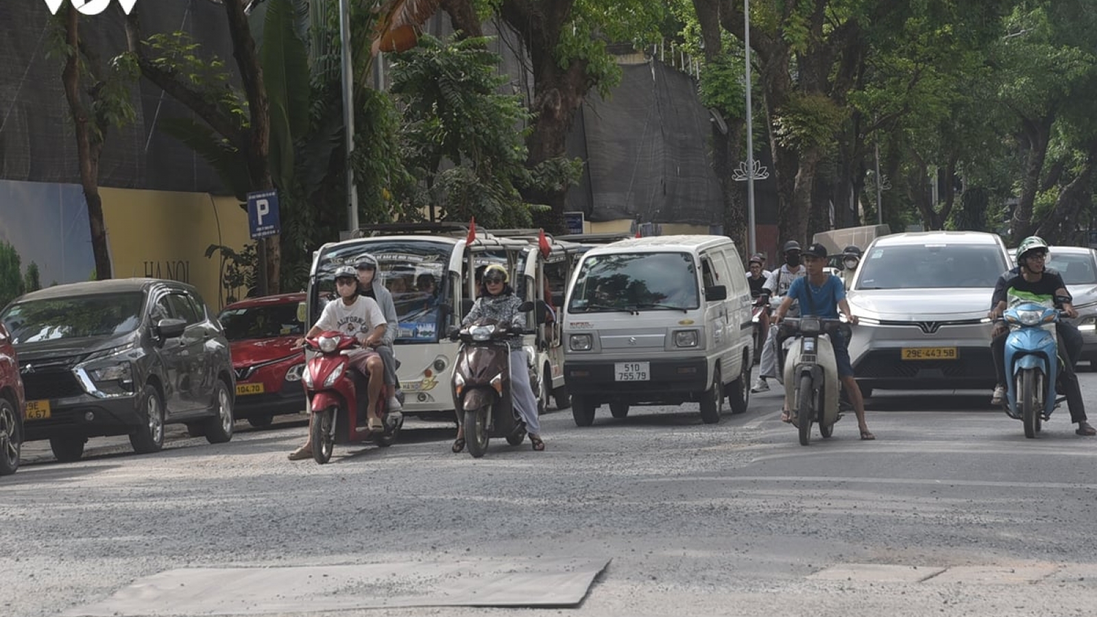 Hà Nội phân luồng giao thông phục vụ thi công các dự án chống ngập cục bộ
