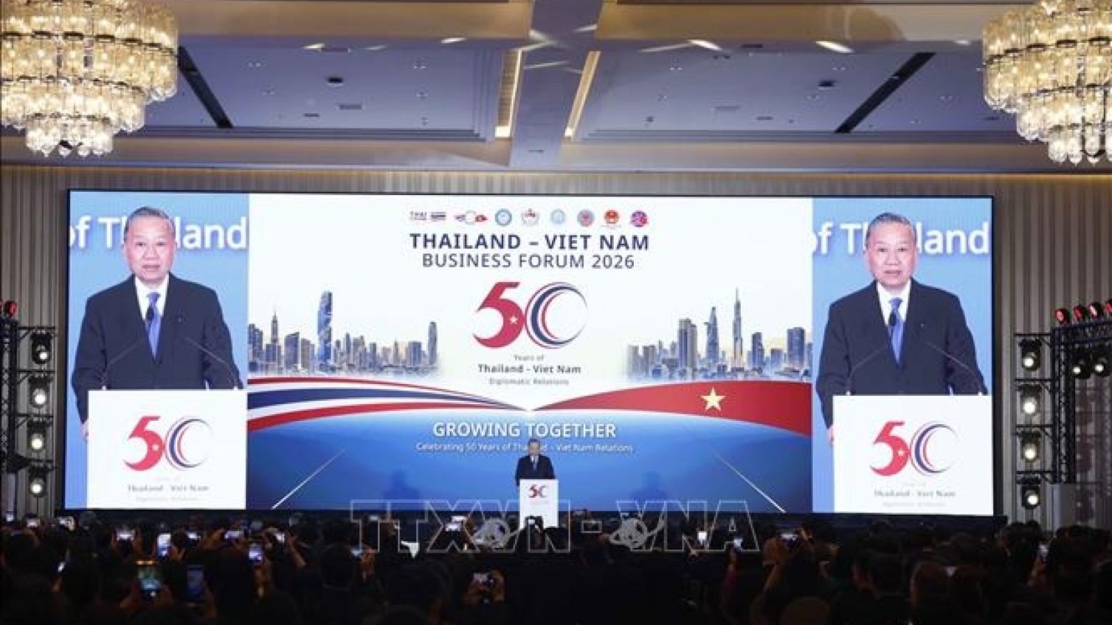 Tổng Bí thư, Chủ tịch nước Tô Lâm dự Diễn đàn doanh nghiệp Thái Lan - Việt Nam