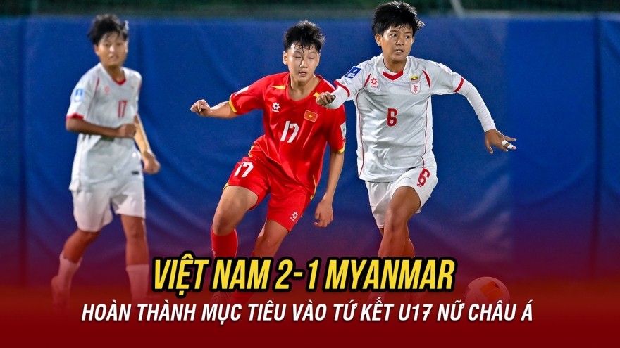 Kết quả bóng đá hôm nay 7/5: U17 nữ Việt Nam thắng Myanmar, vào tứ kết giải châu Á