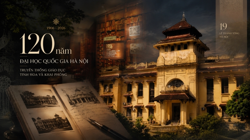 Triển lãm 120 năm Đại học Quốc gia Hà Nội: Đánh thức ký ức giảng đường Đông Dương