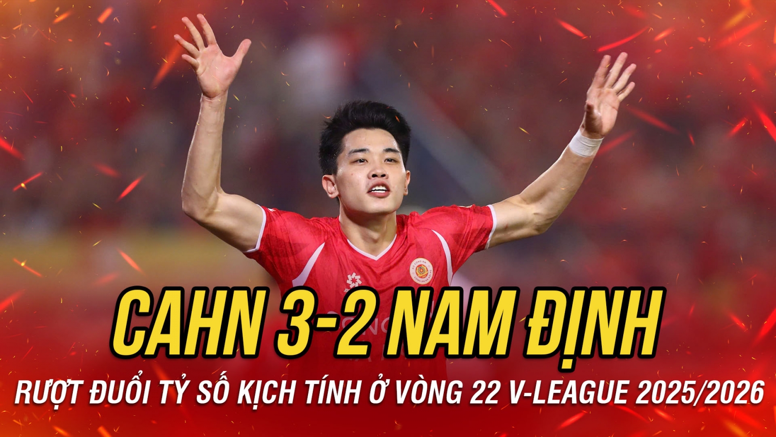 Kết quả V-League tối 10-5: CAHN thắng ngược Nam Định nhờ quả phạt đền tranh cãi