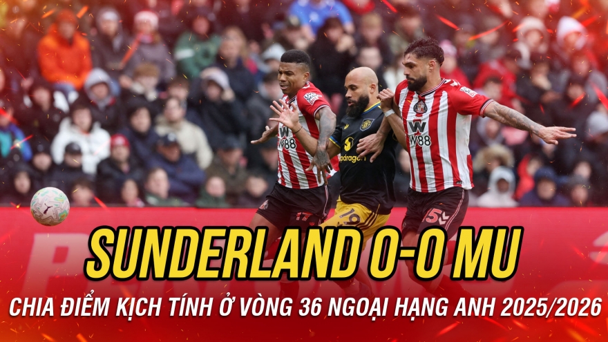 Kết quả vòng 36 Ngoại hạng Anh tối 9-5: MU hòa hú vía trên sân Sunderland