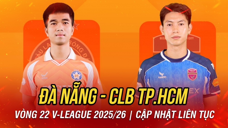 Trực tiếp Đà Nẵng 2-0 CLB TP.HCM: Makaric nhân đôi cách biệt