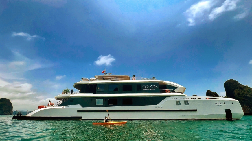Việt Thuận Group ra mắt du thuyền Explora nâng tầm du lịch bền vững