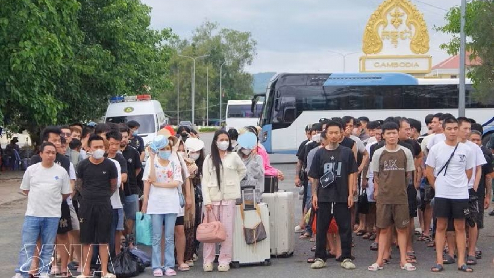 109 Vietnamese citizens handed over by Cambodia