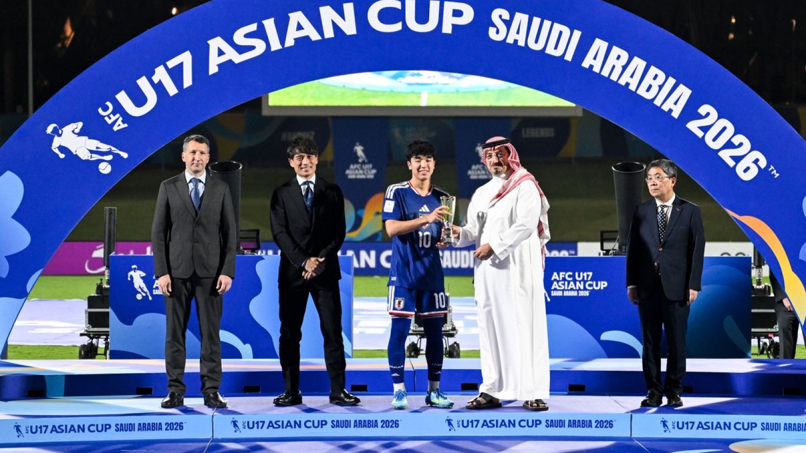 U17 châu Á 2026 xác định Vua phá lưới kiêm Cầu thủ xuất sắc nhất