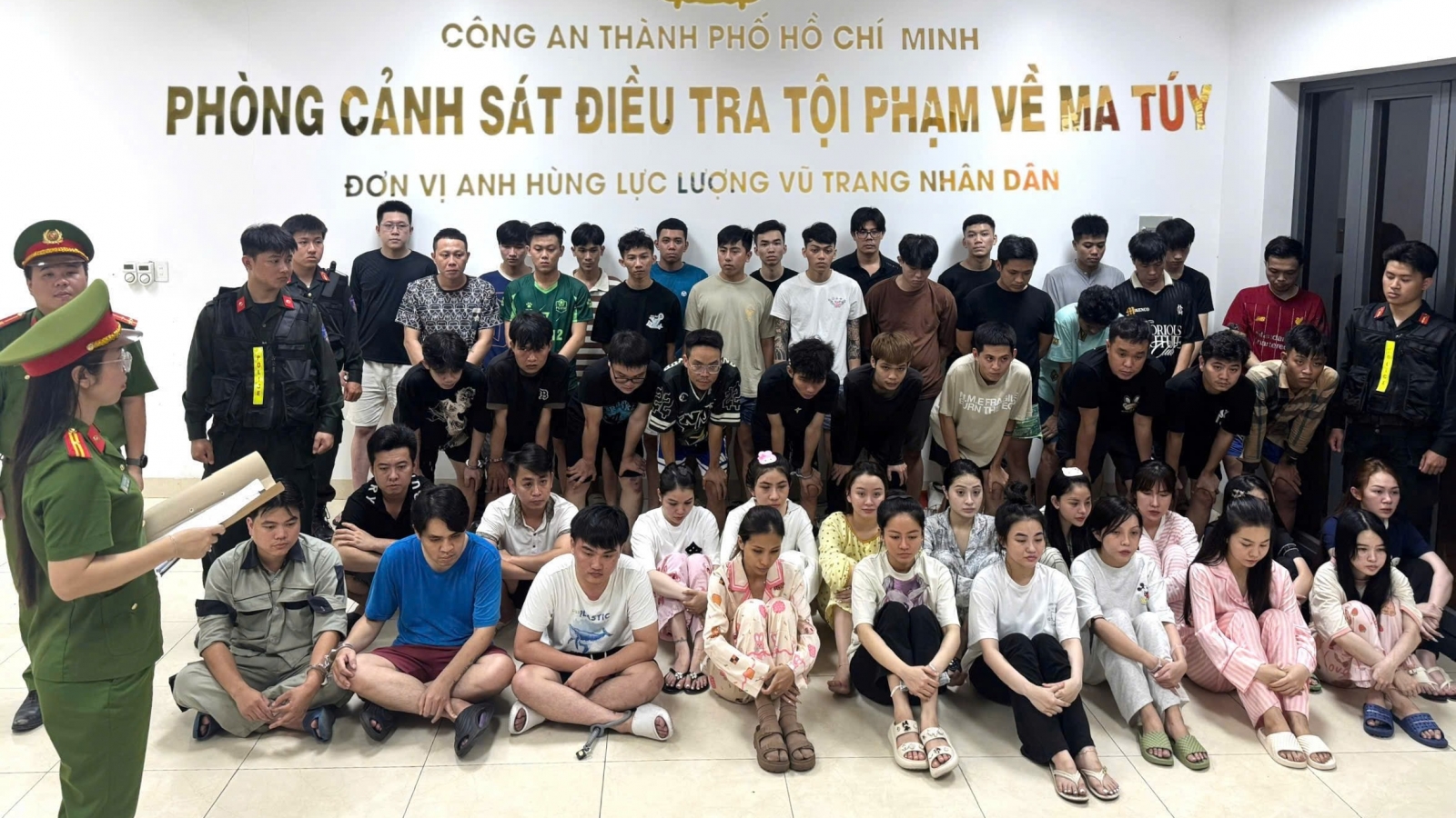 Công an TP.HCM triệt xóa tụ điểm ma túy ở Vũng Tàu, khởi tố 50 đối tượng