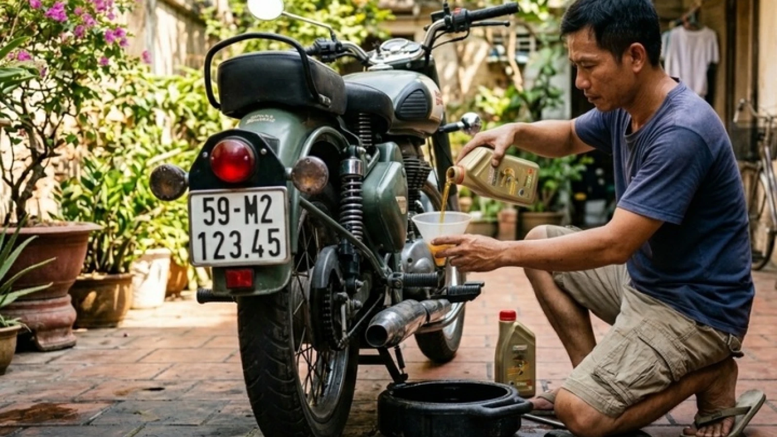 Hướng dẫn tự bảo dưỡng xe máy tại nhà