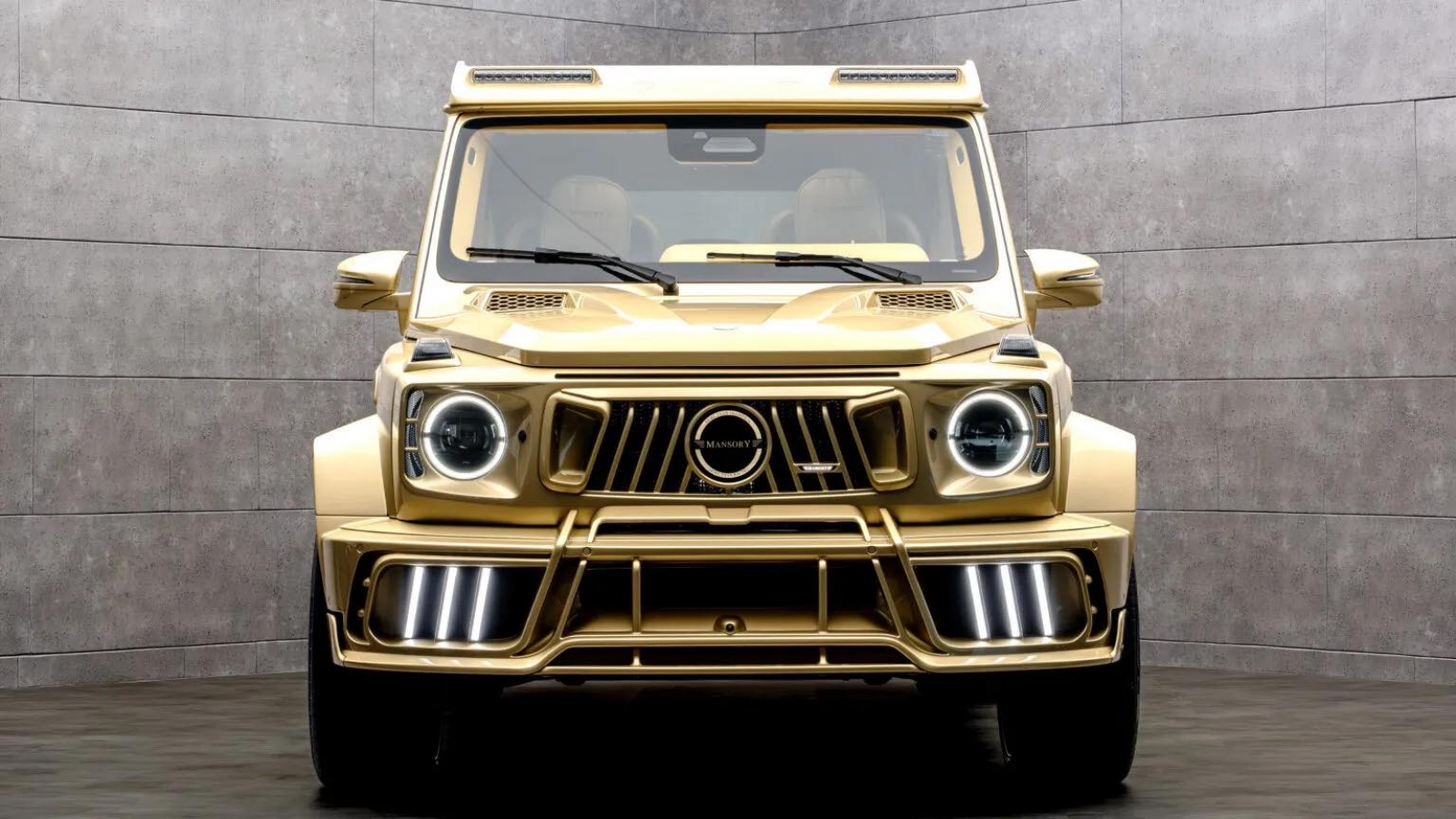 Ngắm bản độ Mansory Mercedes-AMG G63 dát vàng kiểu Dubai, công suất 820 mã lực