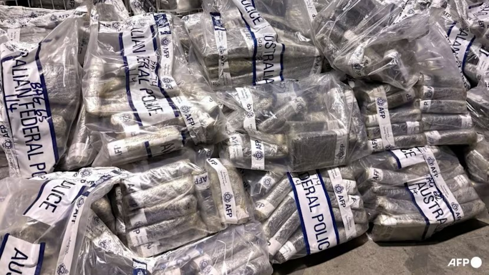 Cảnh sát Australia bắt giữ số ma túy kỷ lục lên tới 2,7 tấn cocaine