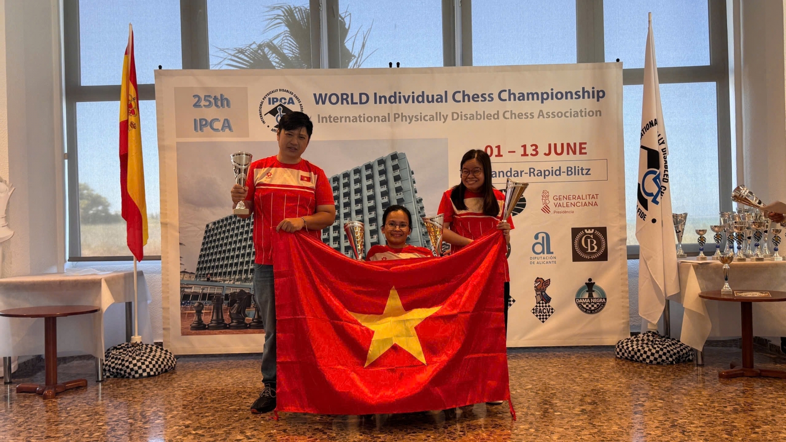 Seven medals for Vietnam at IPCA World Chess Championship