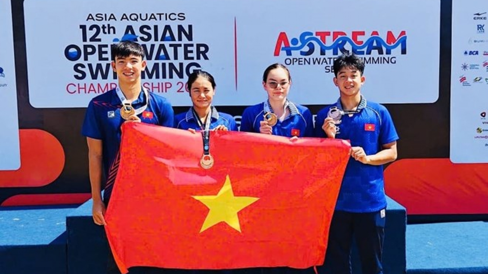Another bronze for Vietnam at Asian Open Water Swimming Championships