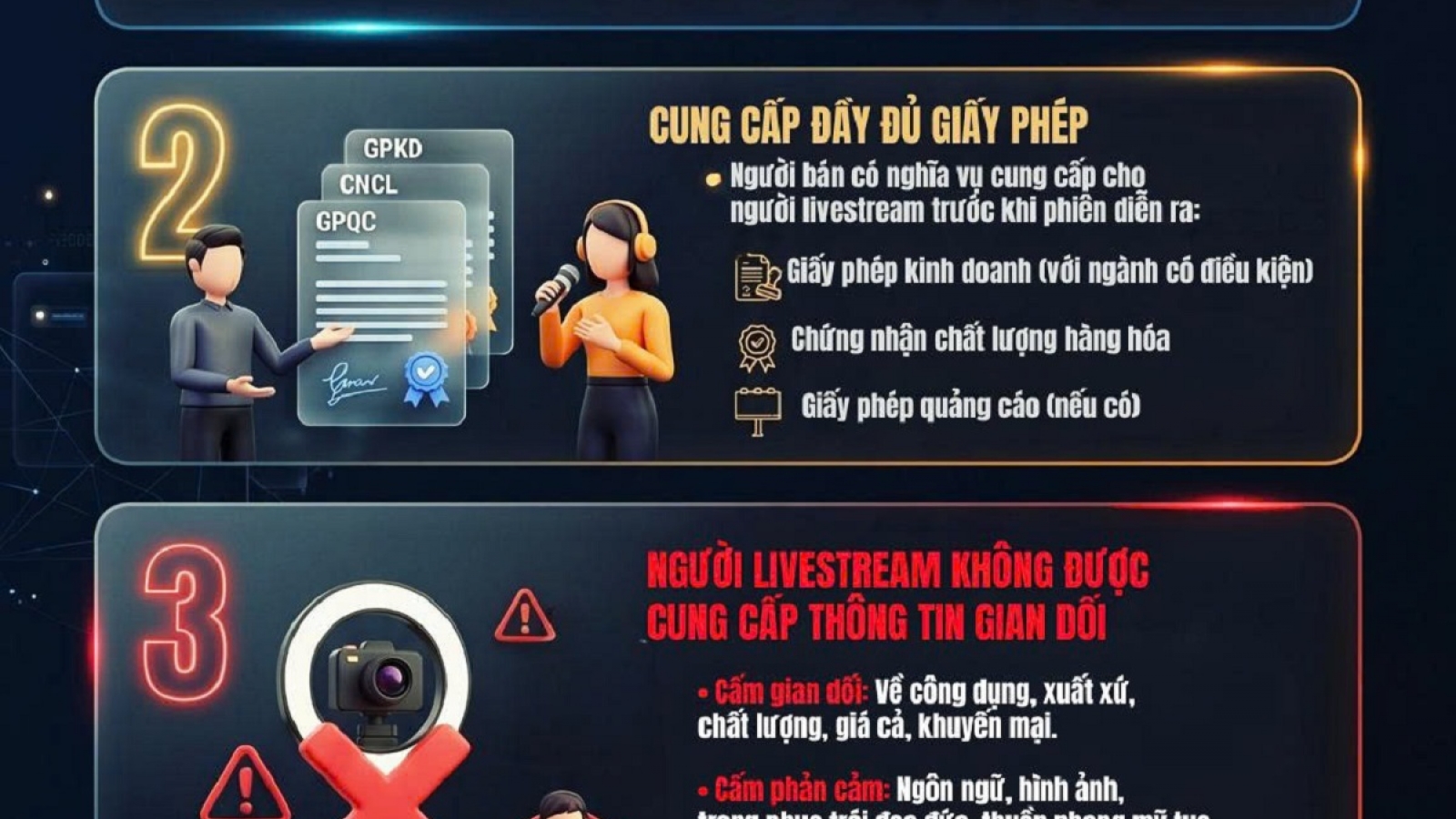 Người livestream bán hàng cần biết điều này từ ngày 1/7
