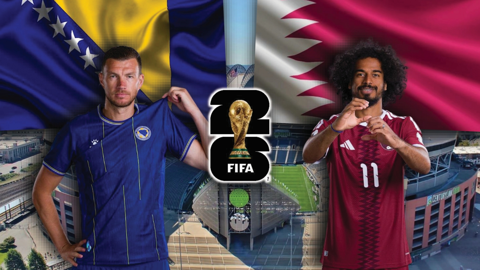 Dự đoán kết quả và đội hình ra sân trận Bosnia vs Qatar bảng B World Cup 2026